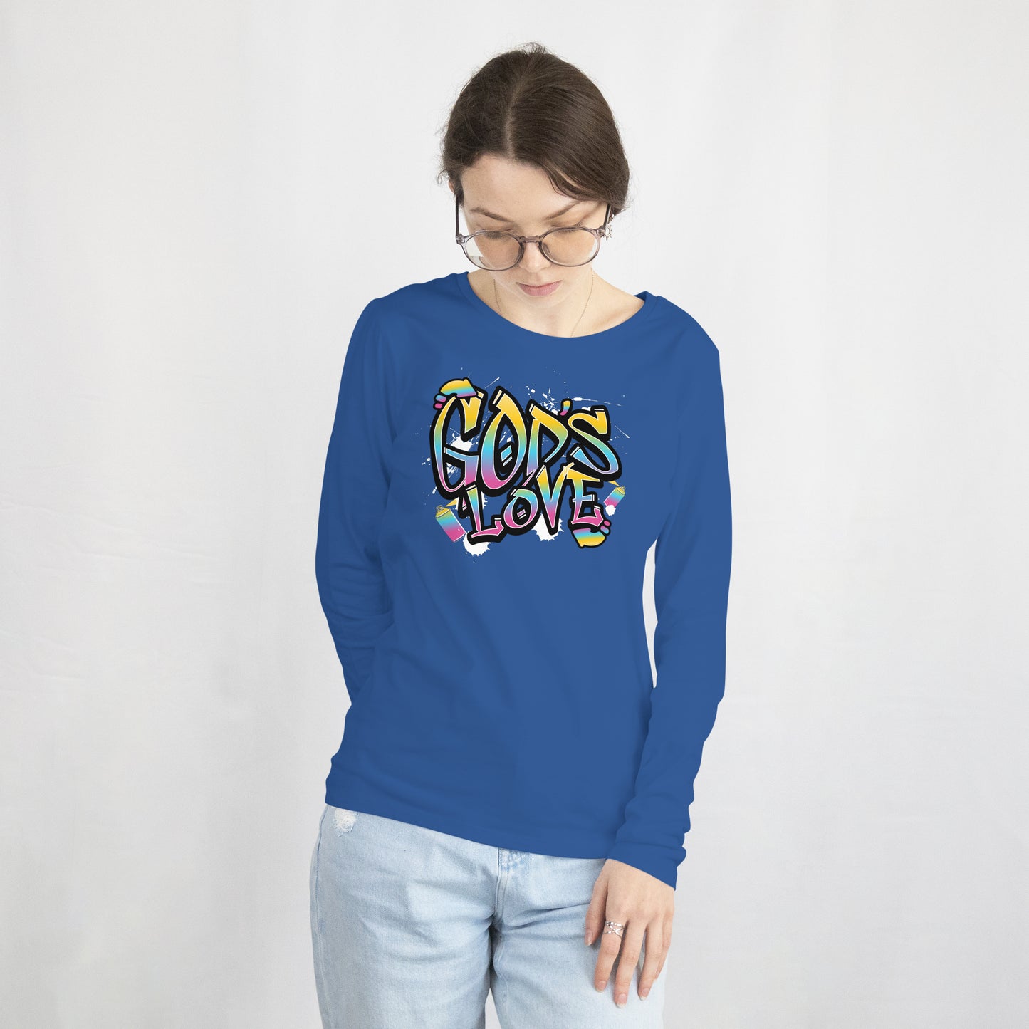 God's Love Softstyle Long Sleeve