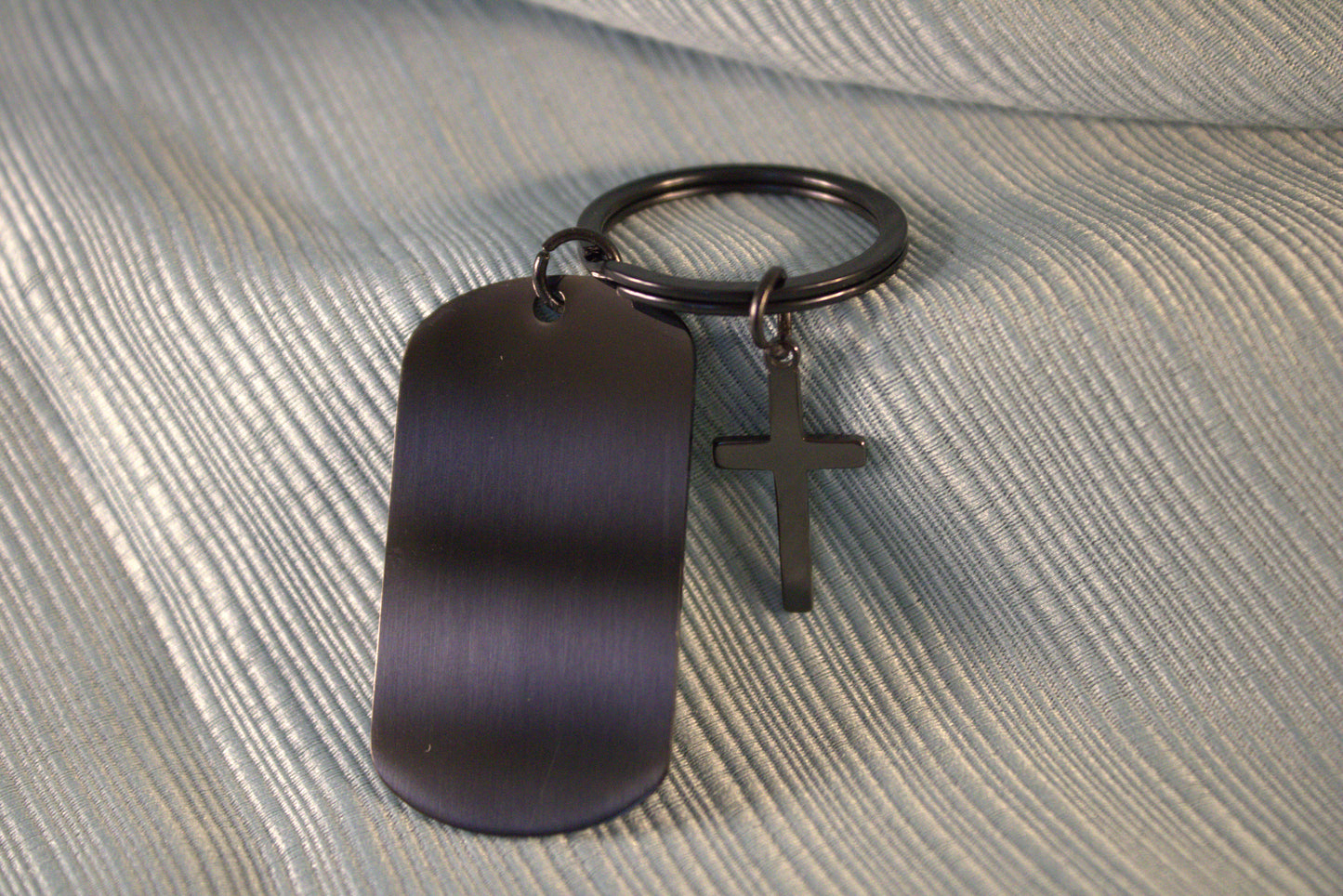 Dog Tag Keychain