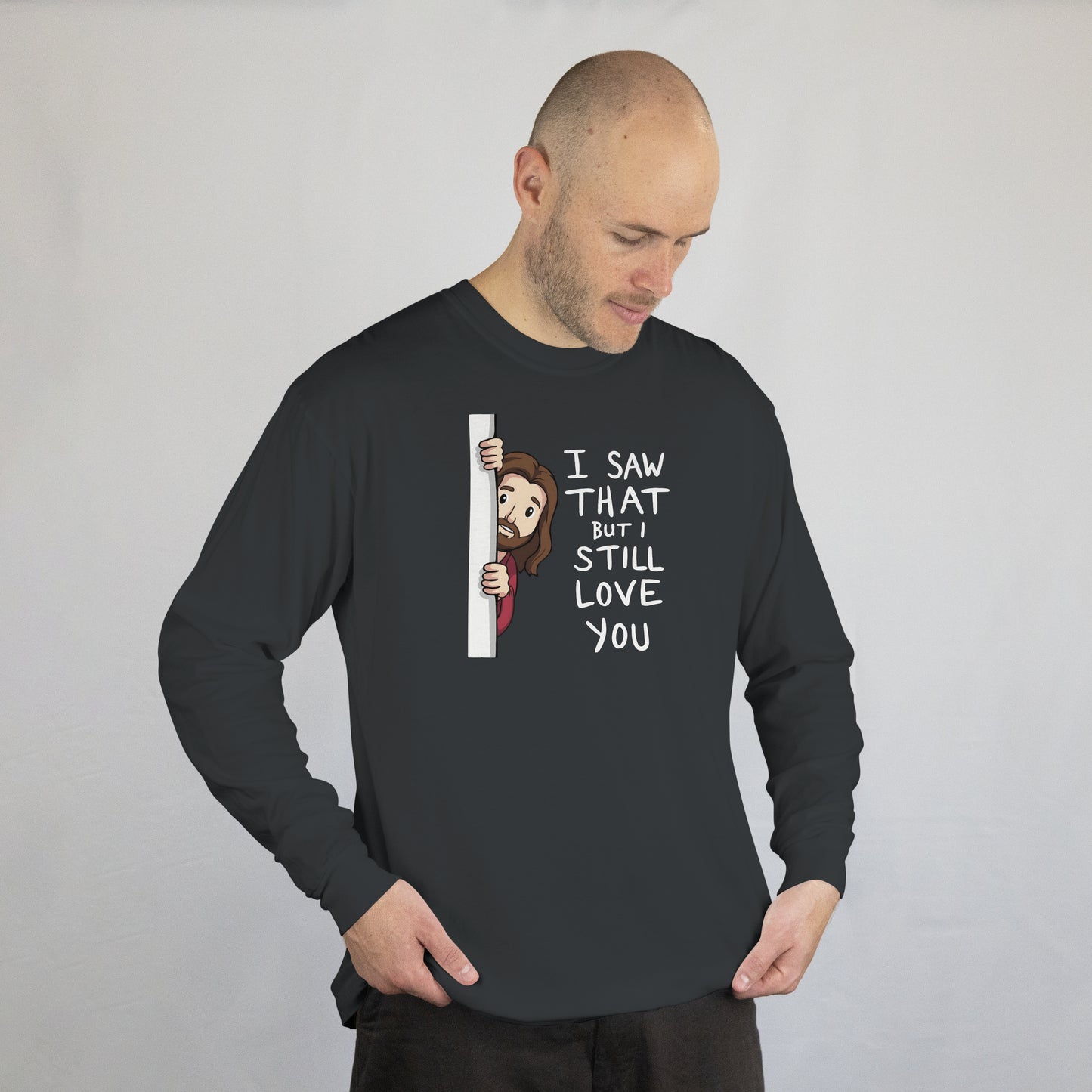 I Saw That Softstyle Long Sleeve