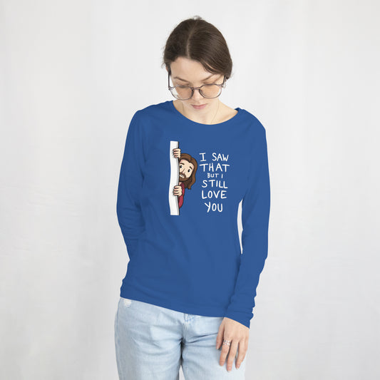 I Saw That Softstyle Long Sleeve