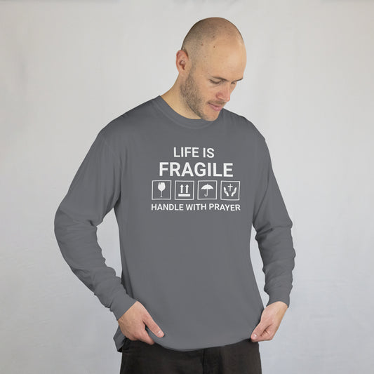 Life Is Fragile Softstyle Long Sleeve