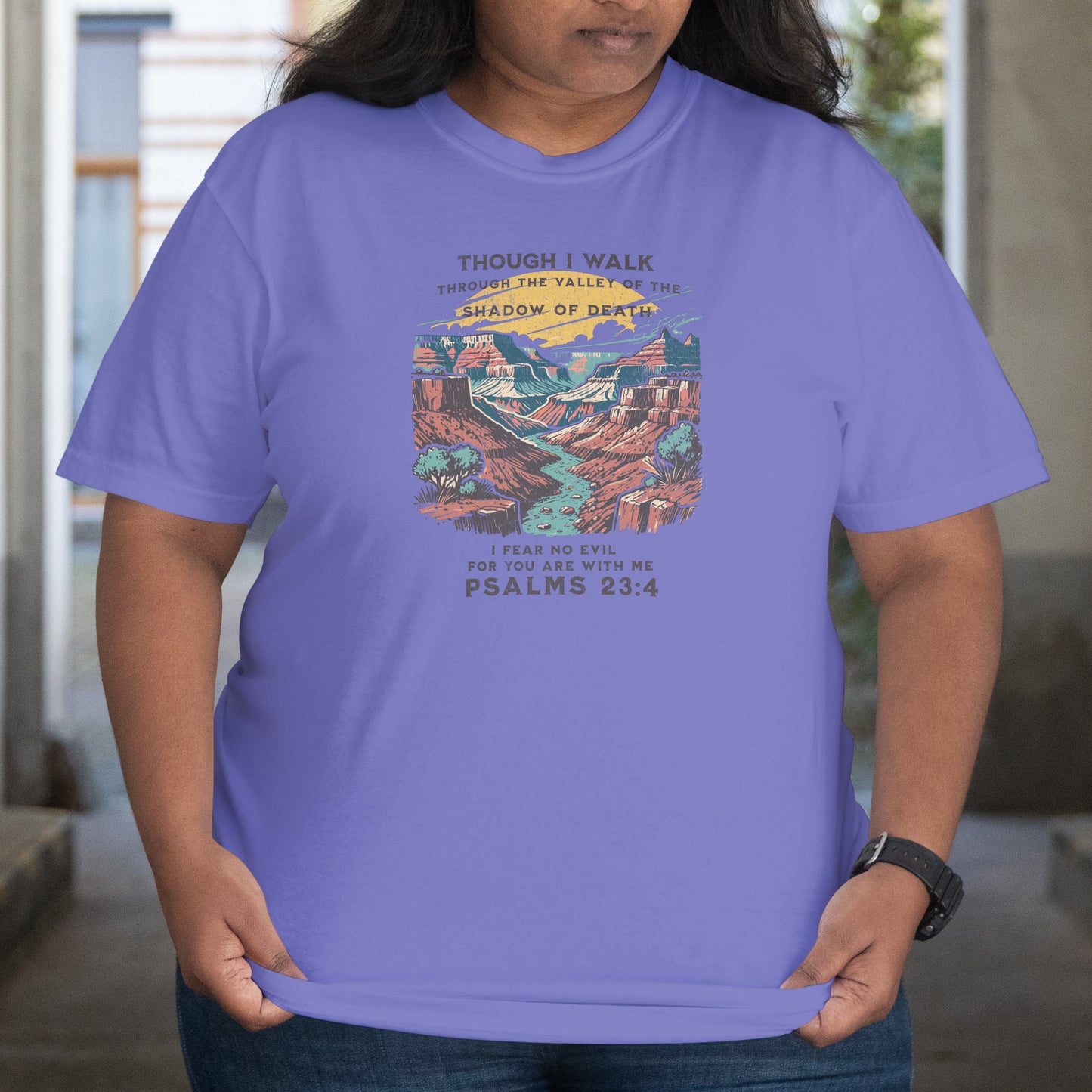 Psalms 23:4 T-Shirt
