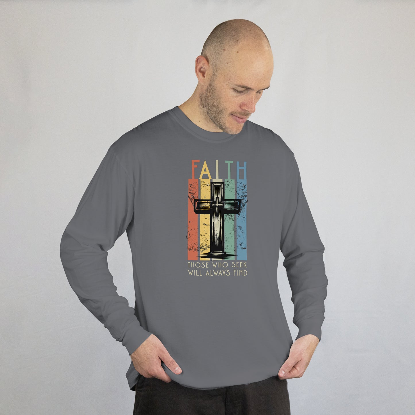 Seek Faith Softstyle Long Sleeve