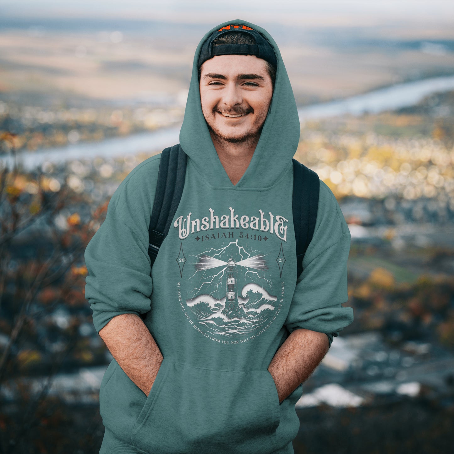 Isaiah 54:10 Unshakeable Hoodie