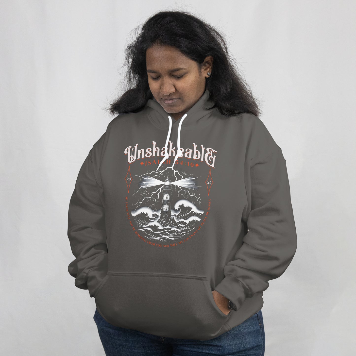 Isaiah 54:10 Unshakeable Hoodie