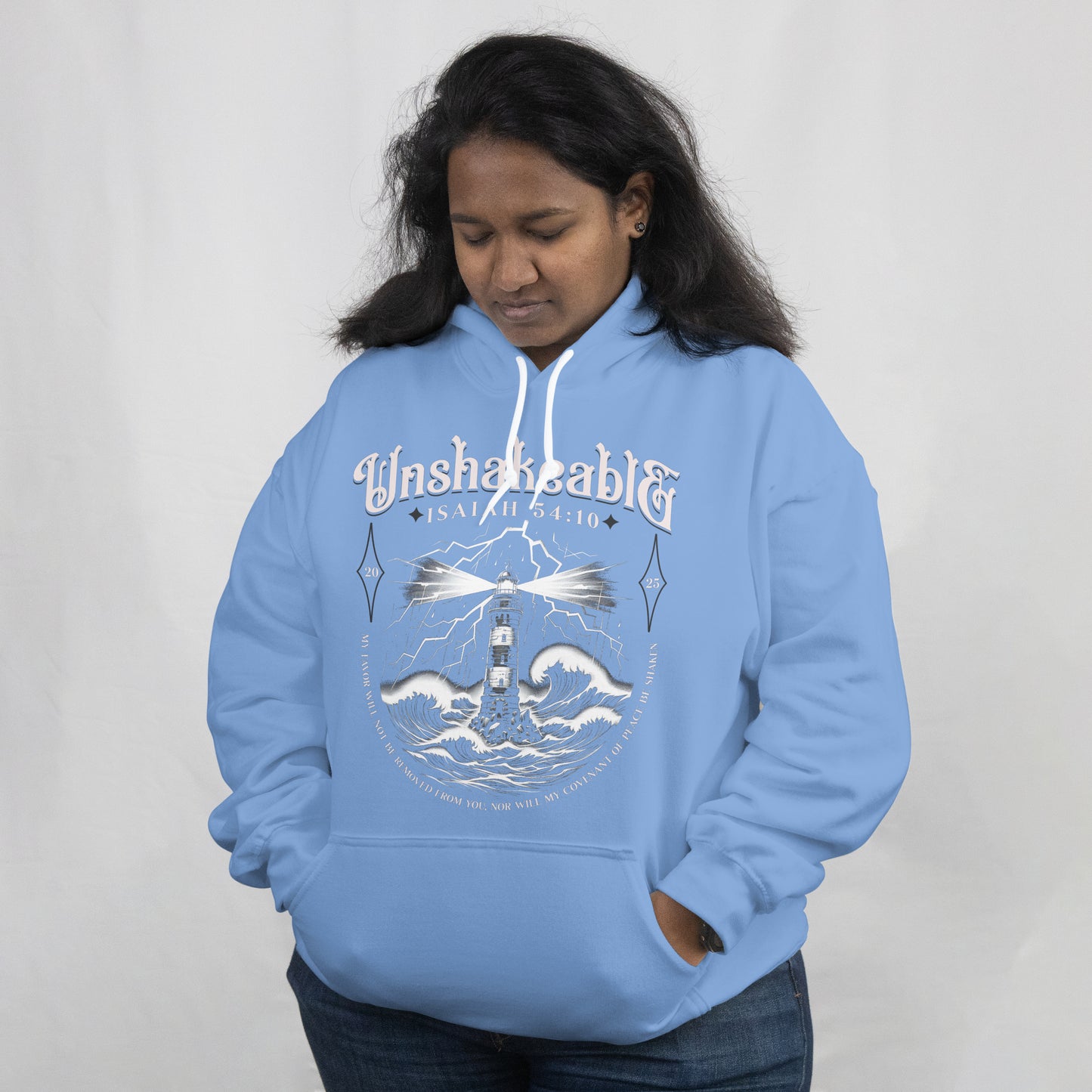 Isaiah 54:10 Unshakeable Hoodie