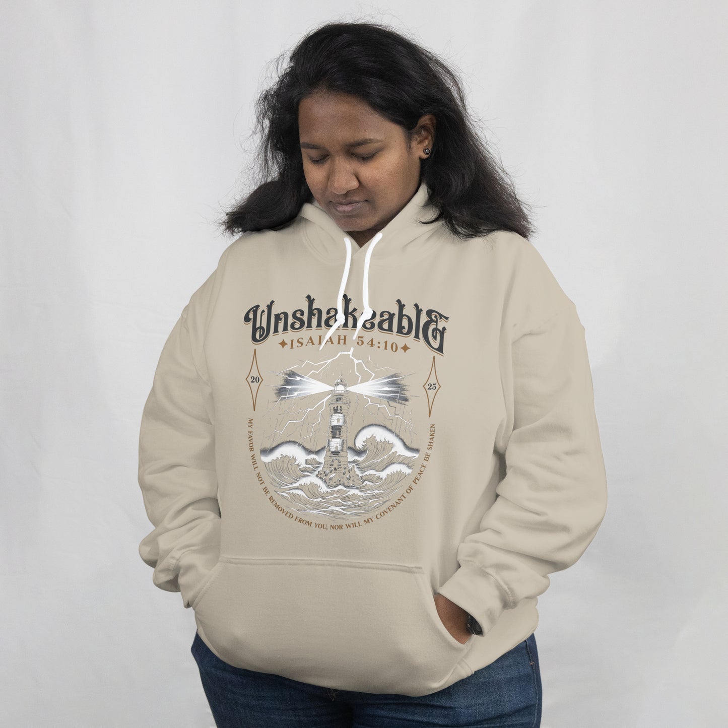 Isaiah 54:10 Unshakeable Hoodie