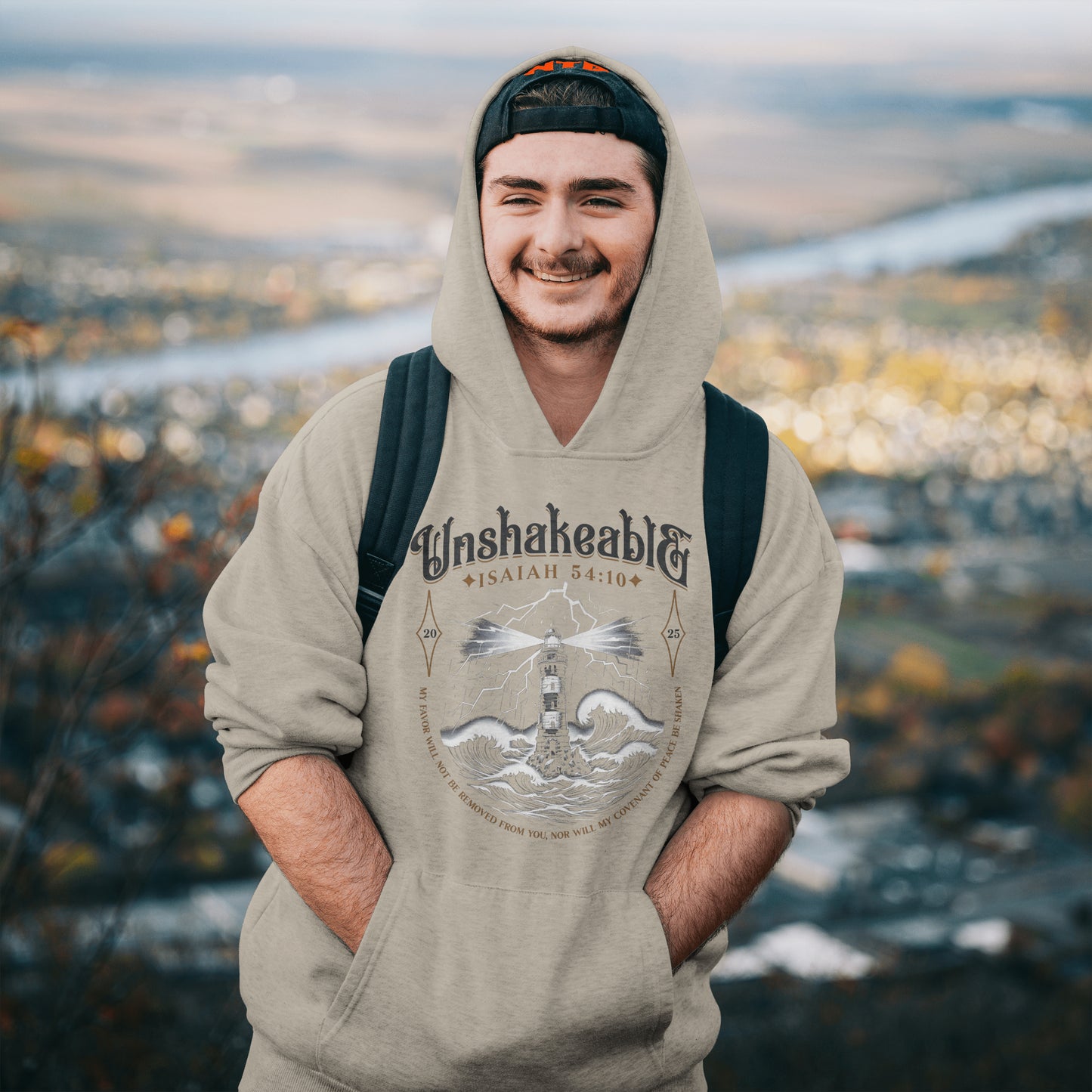 Isaiah 54:10 Unshakeable Hoodie