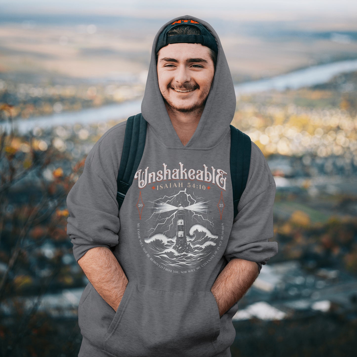 Isaiah 54:10 Unshakeable Hoodie