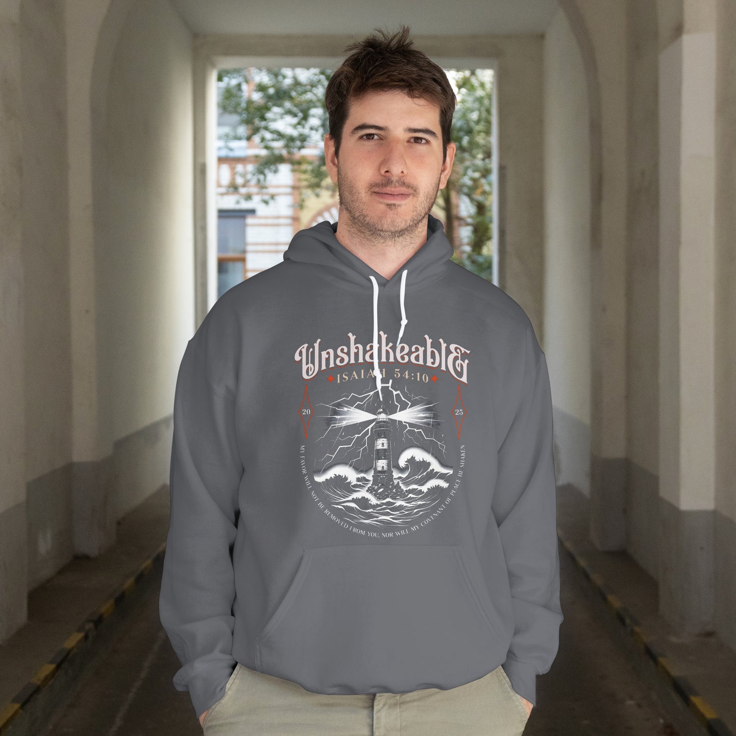Isaiah 54:10 Unshakeable Hoodie