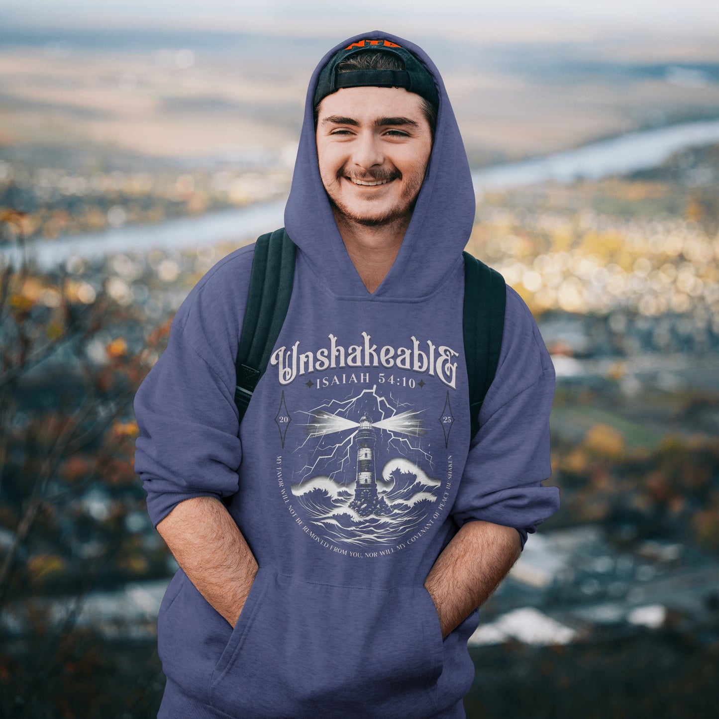 Isaiah 54:10 Unshakeable Hoodie