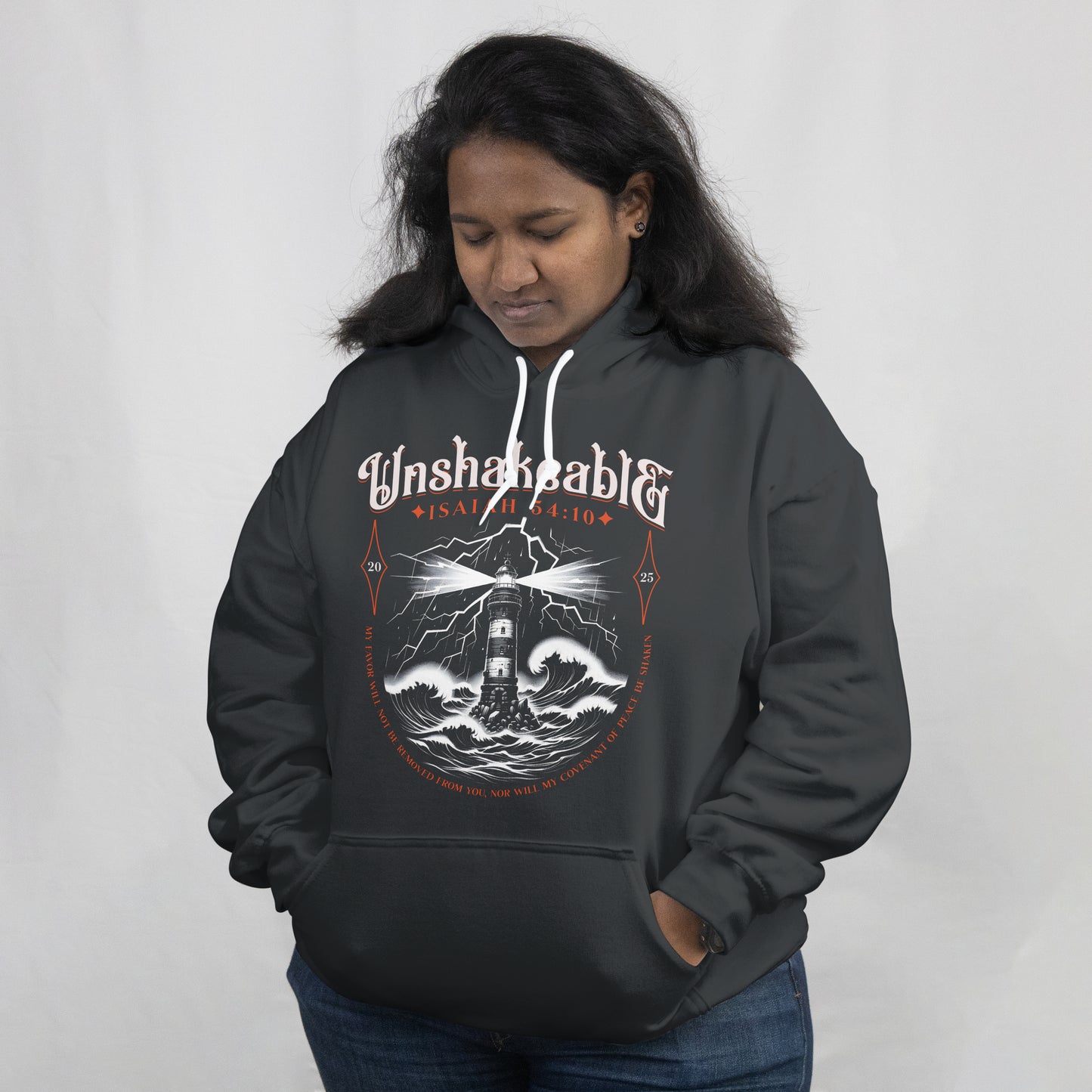 Isaiah 54:10 Unshakeable Hoodie