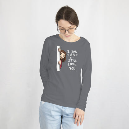 I Saw That Softstyle Long Sleeve
