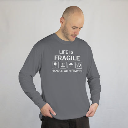 Life Is Fragile Softstyle Long Sleeve