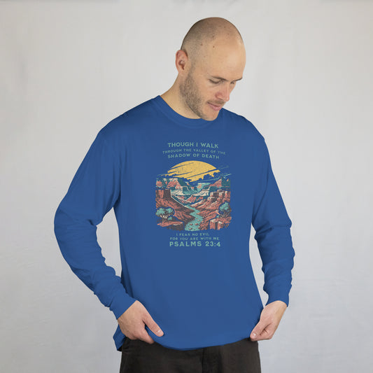 Psalms 23:4 Softstyle Long Sleeve