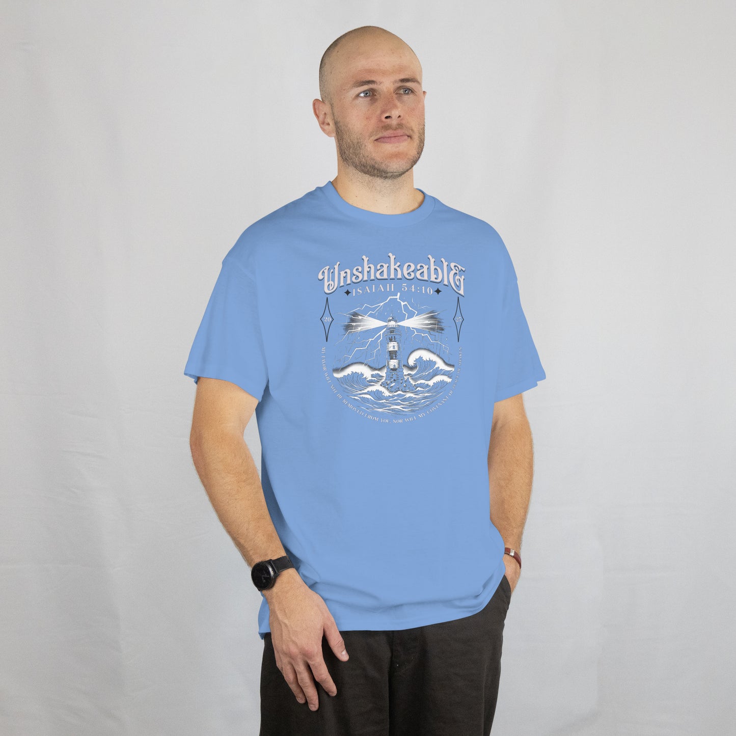 Isaiah 54:10 Unshakeable Spirit T-Shirt