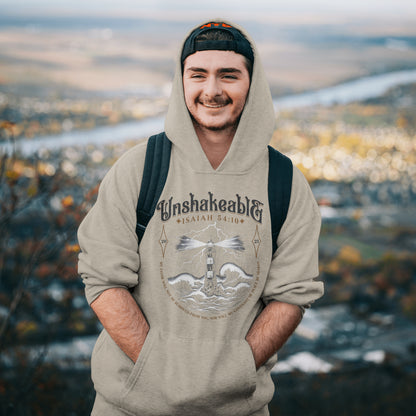 Isaiah 54:10 Unshakeable Hoodie