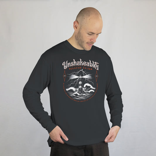 Isaiah 54:10 Unshakeable Softstyle Long Sleeve